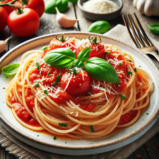 Spaghetti al Pomodoro e Olio