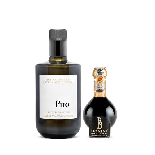 Traditional Balsamic Vinegar of Modena Meets Tuscan Extra Virgin Olive Oil