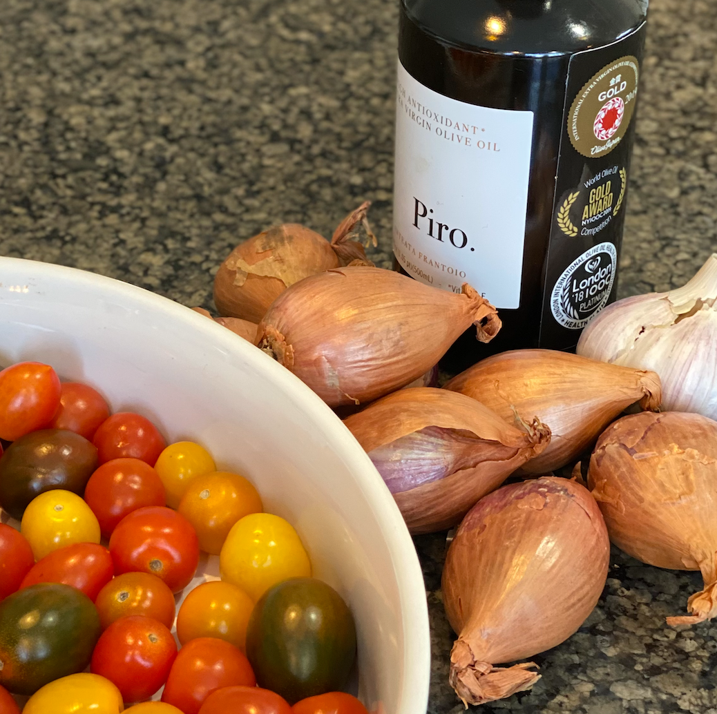 Tomato-Shallot Confit – Olio Piro.