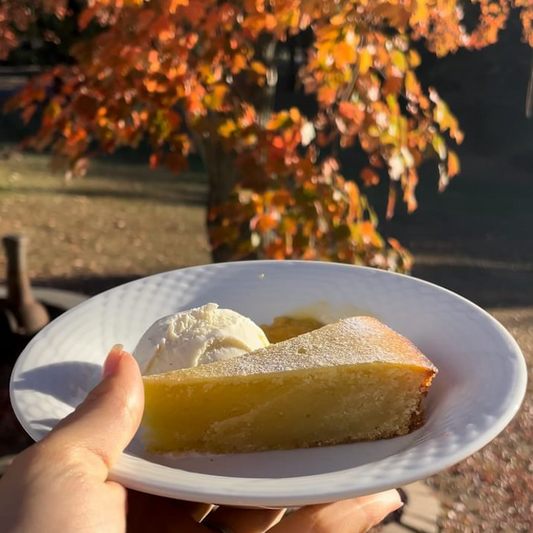 Sourdough Extra Virgin Olive Oil Cake with Cucino