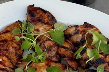 Grilled Balsamic Chicken with Bonini & Piro Marinade