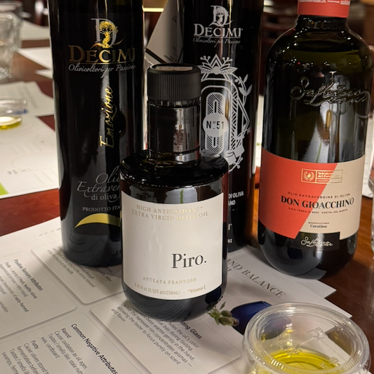 Expert-Led Extra Virgin Olive Oil Tasting