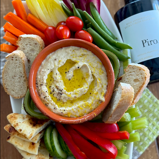 Lemon Garlic White Bean Dip