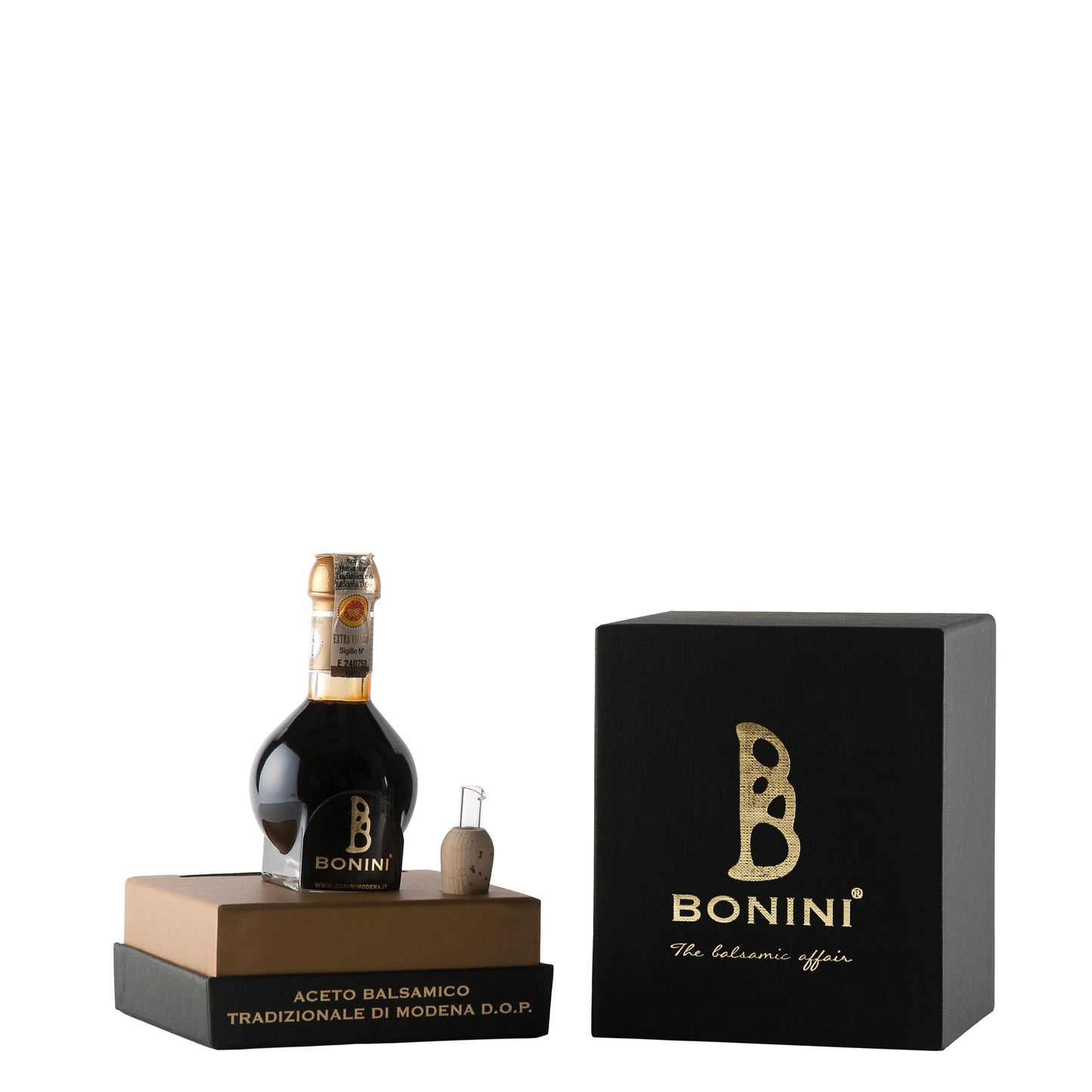 Bonini Traditional Balsamico of Modena PDO | Premium PDO Vinegar Luxury Gift Set