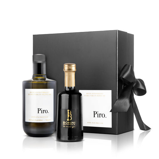 Olio Piro "Perfect Pairing" gift set, EVOO & balsamic